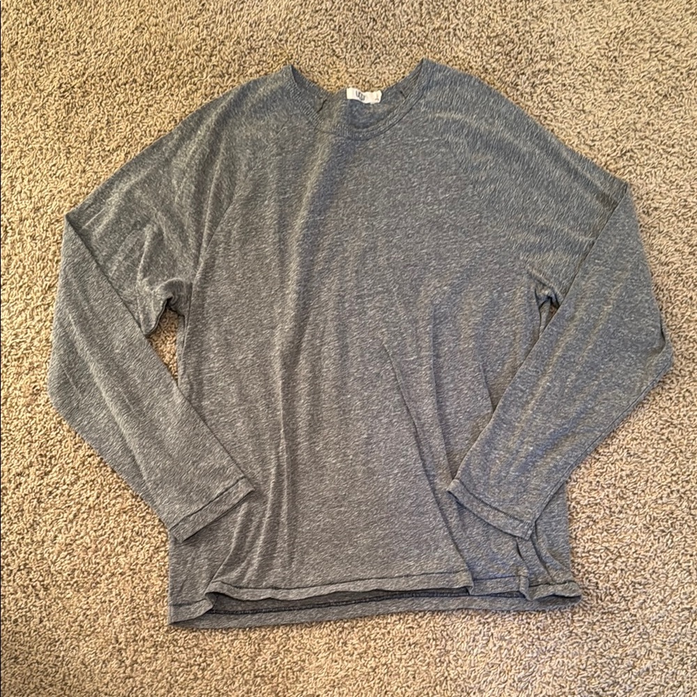 UGG Gray Long Sleeve Men's Tee